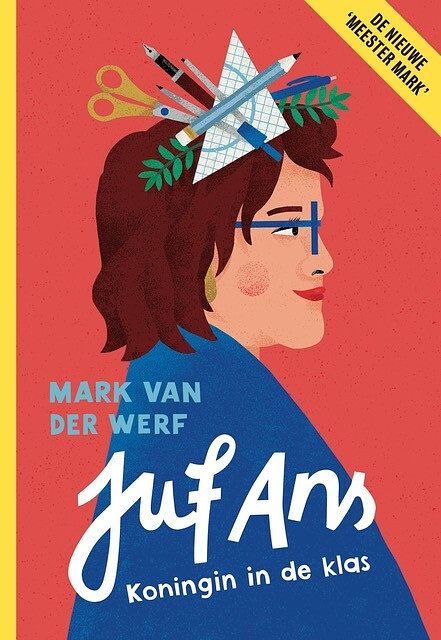 Foto van Juf ans-koningin in de klas - mark van der werf - paperback (9789463192255)