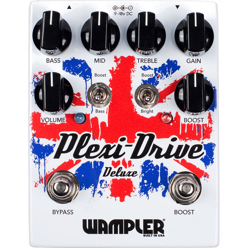 Foto van Wampler plexi drive deluxe overdrive effectpedaal