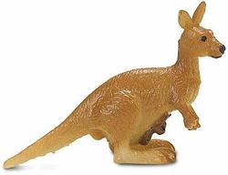 Foto van Safari speelset good luck minis kangoeroes 2,5 cm bruin 192 delig
