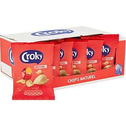 Foto van Croky chips naturel 20 x 45g bij jumbo