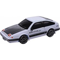 Foto van Luna transformer-auto robot trueno 1:38 diecast wit 3-delig