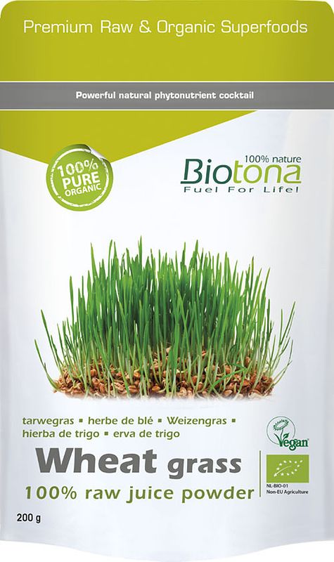 Foto van Biotona wheat grass powder raw