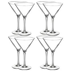 Foto van Otix martini glazen transparant 8 stuks 300 ml cocktail set