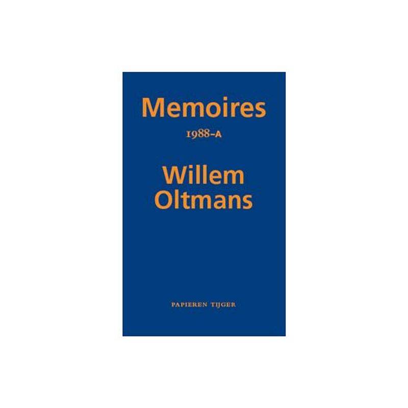 Foto van Memoires 1988-a - memoires willem oltmans