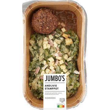 Foto van Jumbo verse maaltijd andijvie stamppot 450g