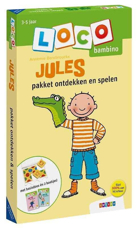 Foto van Loco bambino jules pakket ontdekken & spelen - annemie berebrouckx - paperback (9789048743131)