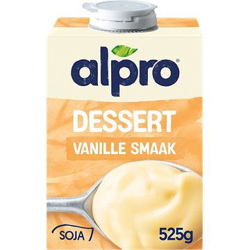 Foto van Alpro dessert vanille smaak houdbaar 525g bij jumbo