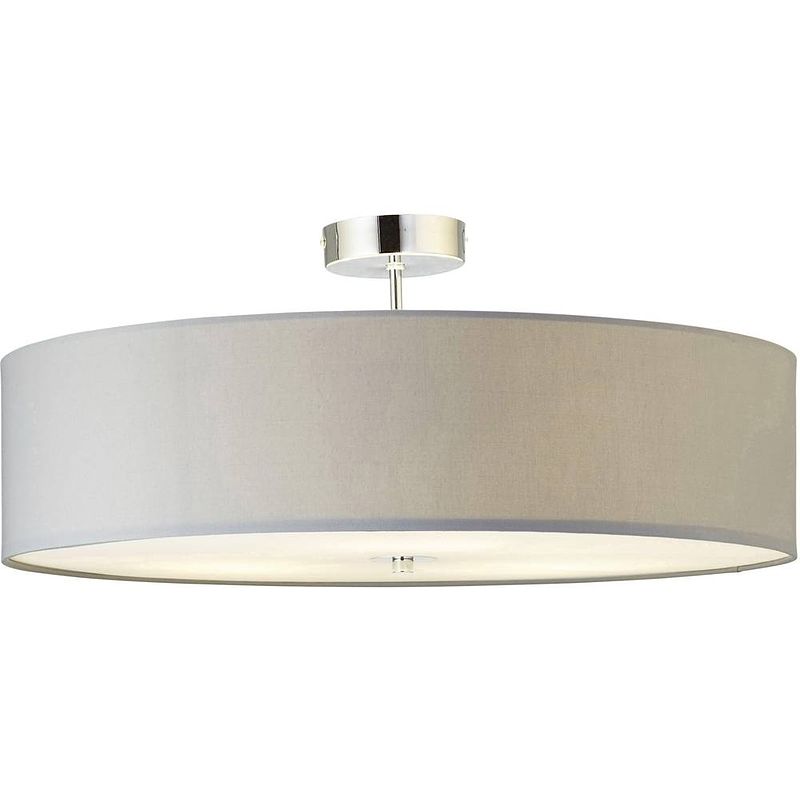 Foto van Brilliant 93522/22 andria plafondlamp led e27 180 w lichtgrijs, chroom