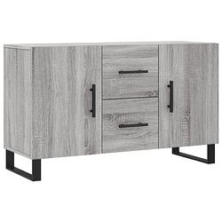 Foto van Vidaxl dressoir 100x36x60 cm bewerkt hout grijs sonoma eikenkleurig