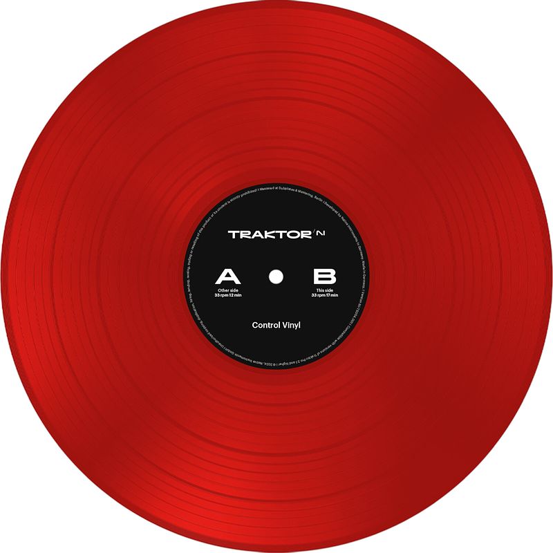 Foto van Native instruments traktor control vinyl red (2024 edition)