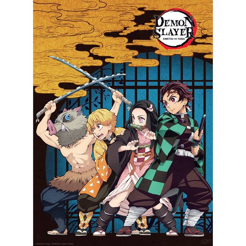 Foto van Abystyle demon slayer group poster 38x52cm