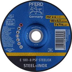 Foto van Pferd 62017831 e 180-8 psf steelox afbraamschijf gebogen 180 mm 22.23 mm 10 stuk(s)