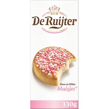 Foto van De ruijter rose en witte muisjes 330g bij jumbo