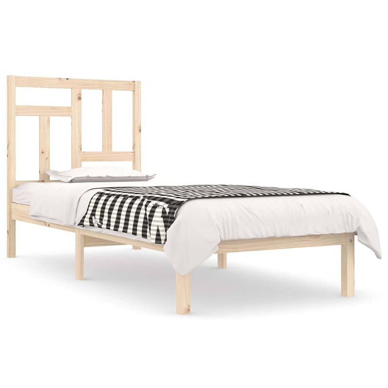 Foto van Vidaxl bedframe massief grenenhout 90x200 cm