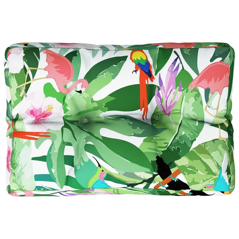 Foto van The living store palletkussen - 60 x 40 x 12cm - waterafstotend - polyester - zachte vulling