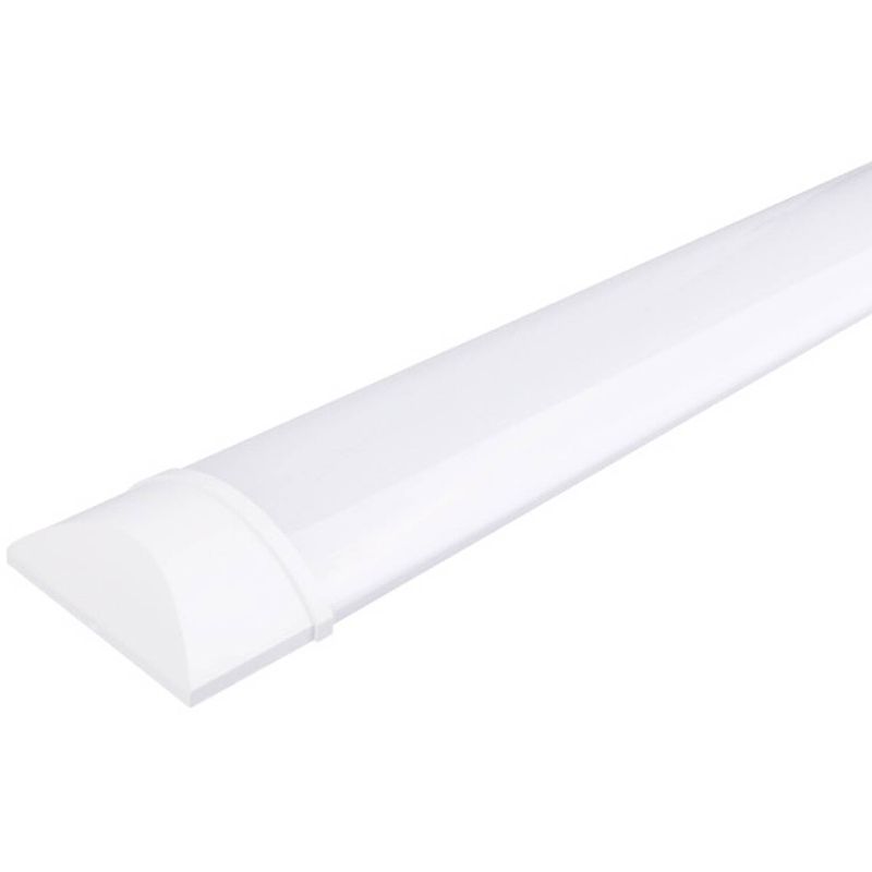 Foto van Led balk - led batten - aigi tynom - 40w - warm wit 3000k - mat wit - kunststof - 120cm