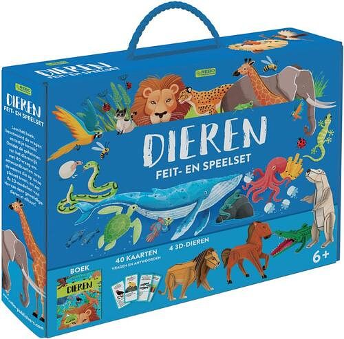 Foto van Dieren - feit- en speelset - paperback (9789036644587)