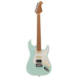 Foto van Fazley sunset series dawn hss sky blue elektrische gitaar met gigbag