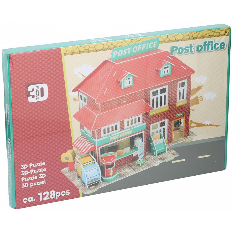 Foto van Tom 3d-puzzel postkantoor junior 128 stukjes