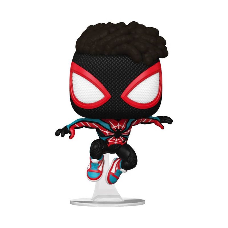 Foto van Funko pop! figuur marvel spider-man 2 miles morales