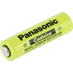 Foto van Panasonic n600aak speciale oplaadbare batterij aa (penlite) geschikt voor hoge temperaturen nicd 1.2 v 600 mah