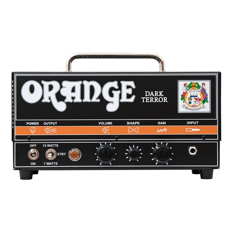 Foto van Orange da15h dark terror 15 watt gitaarversterker-top