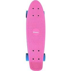 Foto van Move skateboard old school retro 57,5 cm aluminium roze