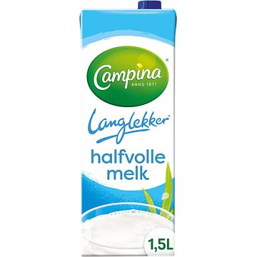 Foto van Campina langlekker halfvolle melk 1, 5l bij jumbo