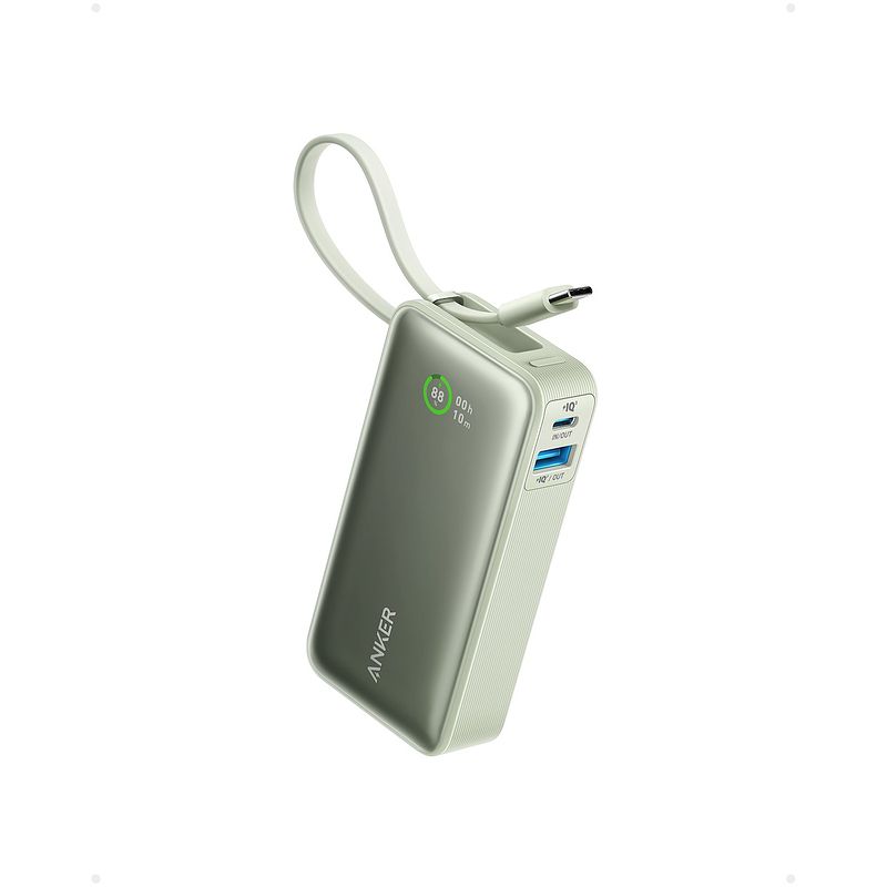 Foto van Anker 545 nano power bank 10000mah pd 30w powerbank groen