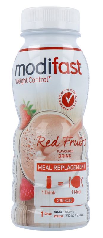 Foto van Modifast weight control drink red fruits