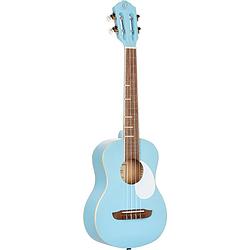 Foto van Ortega gaucho series ruga-sky sky blue tenor ukelele met gigbag