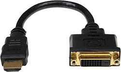 Foto van Startech hdmi naar dvi-d video adapter kabel 20 cm