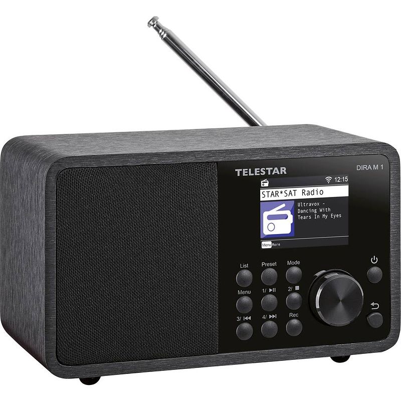 Foto van Telestar dira m 1 tafelradio met internetradio internet, dab+, vhf (fm) aux, bluetooth, dab+, dlna, internetradio, fm, usb, wifi opnamefunctie, geschikt voor