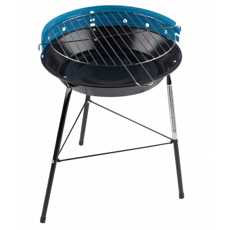 Foto van Barbecuegrill rond blauw - houtskoolbarbecues