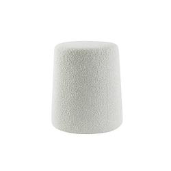 Foto van Pouf ø39x45 cm lauryn bouclé cream