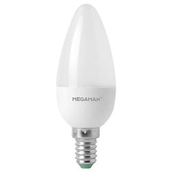 Foto van Megaman mm21072 led-lamp energielabel f (a - g) e14 kaars 4.9 w = 40 w warmwit (ø x l) 35 mm x 100 mm 1 stuk(s)