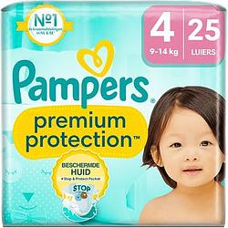 Foto van Pampers premium protection maat 4, 25 luiers bij jumbo