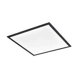 Foto van Eglo salobrena 1 plafondlamp - led - 59,5 cm - zwart/wit - aluminium