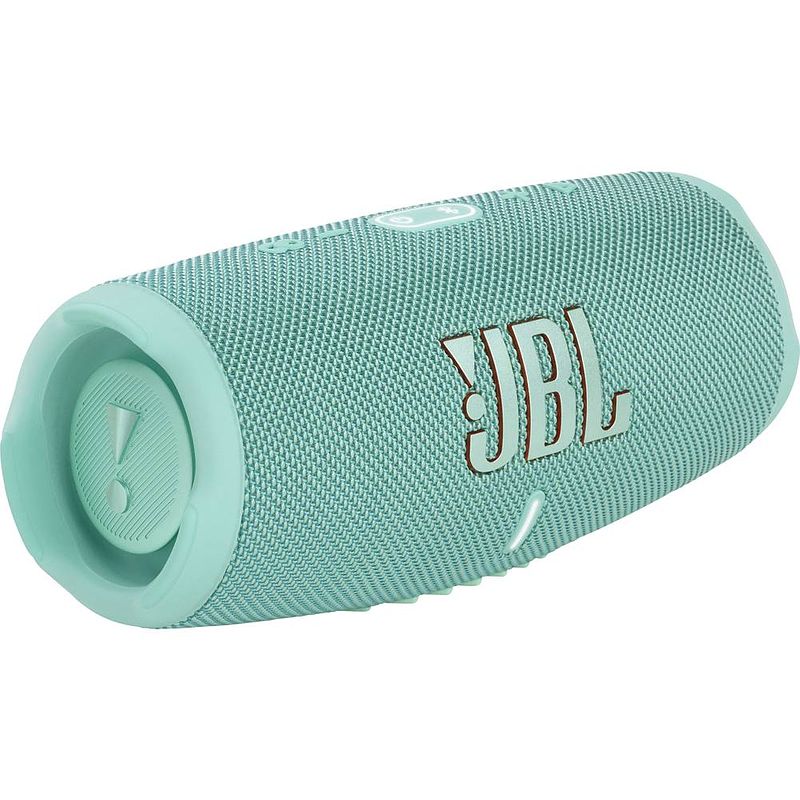 Foto van Jbl harman charge 5 bluetooth luidspreker outdoor, stofdicht, waterafstotend lichtblauw