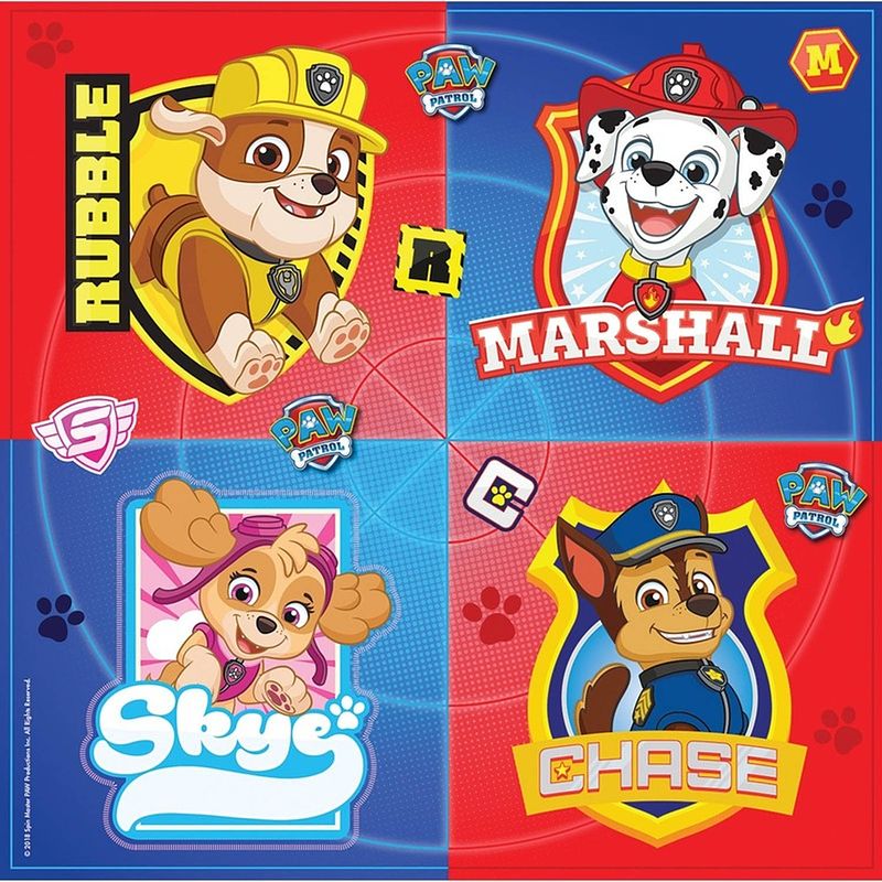 Foto van 32x paw patrol thema feest servetten 23 cm - feestservetten