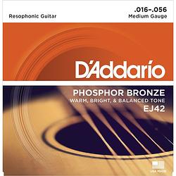 Foto van D'saddario ej42 snarenset voor resonator gitaar