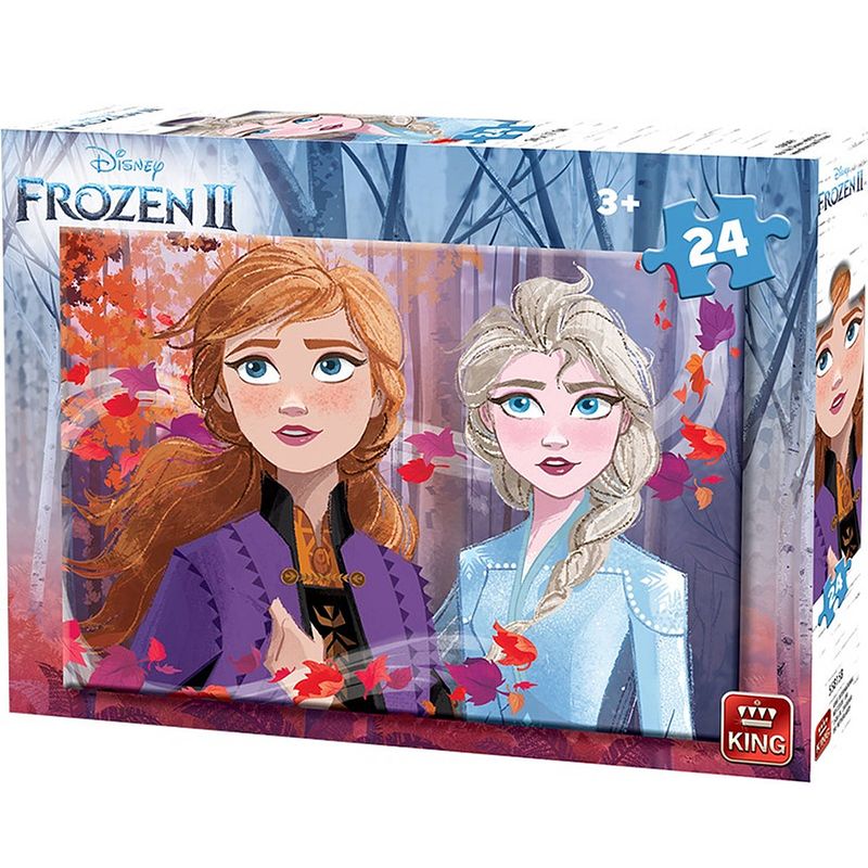 Foto van King international legpuzzel disney frozen ii junior 24 stukjes (b)