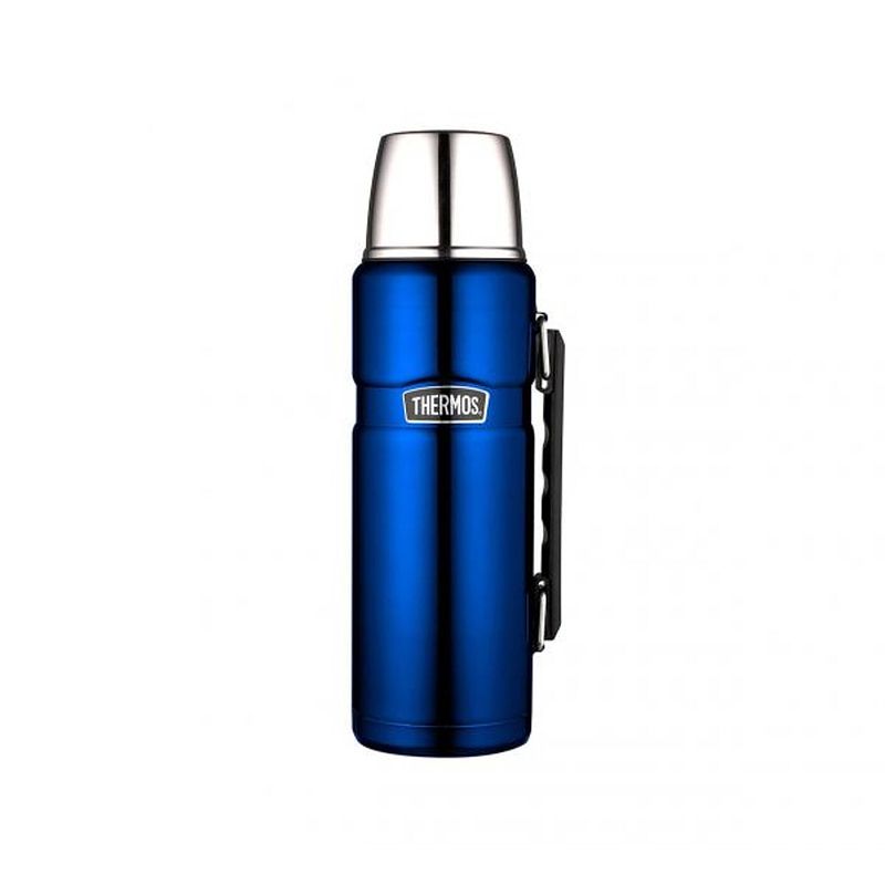 Foto van Thermos king thermosfles - 1,2 liter - metallic blauw