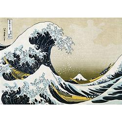 Foto van Pyramid hokusai great wave off kanagawa poster 140x100cm