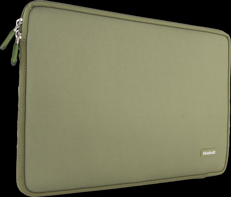 Foto van Bluebuilt laptophoes voor apple macbook air 13 inch groen