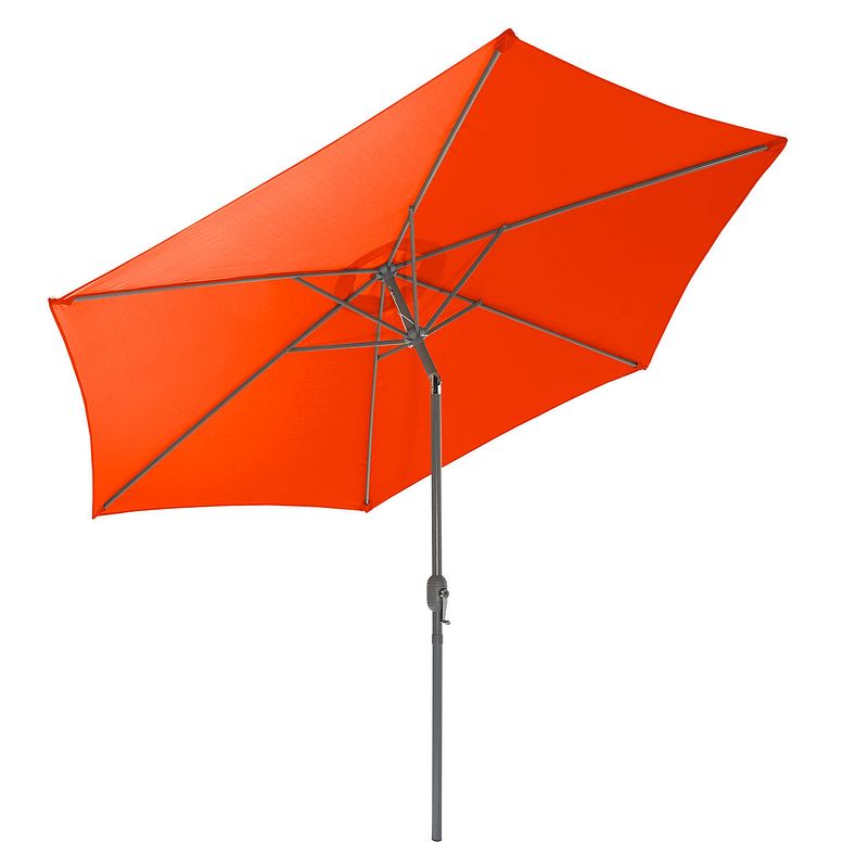 Foto van Goodvibes - kantelbare stalen parasol, 200 cm - terracotta