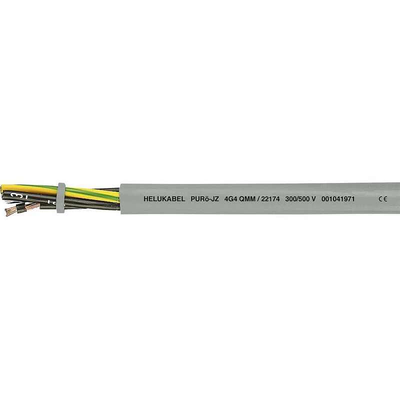 Foto van Helukabel purö-jz stuurstroomkabel 5 g 1.50 mm² grijs 22151-1000 1000 m