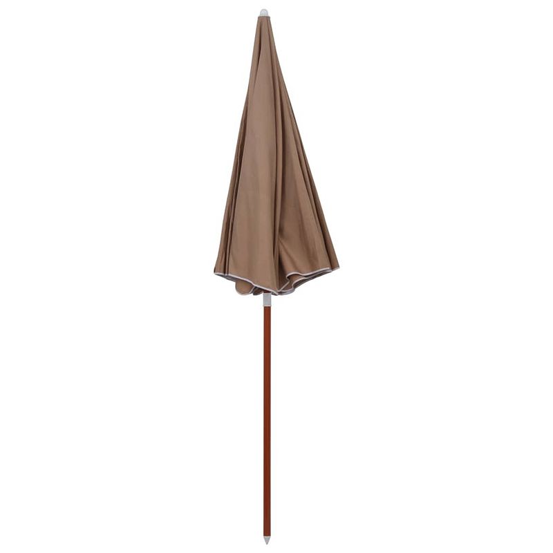 Foto van Infiori parasol met stalen paal 240 cm taupe