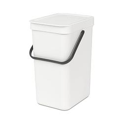 Foto van Brabantia sort & go prullenbak - 12 l - wit