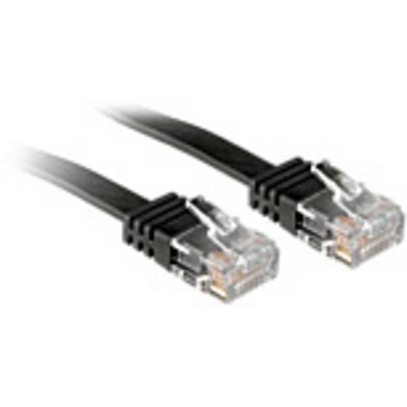 Foto van Lindy 47521 rj45 netwerkkabel, patchkabel cat 6 u/utp 1.00 m zwart 1 stuk(s)